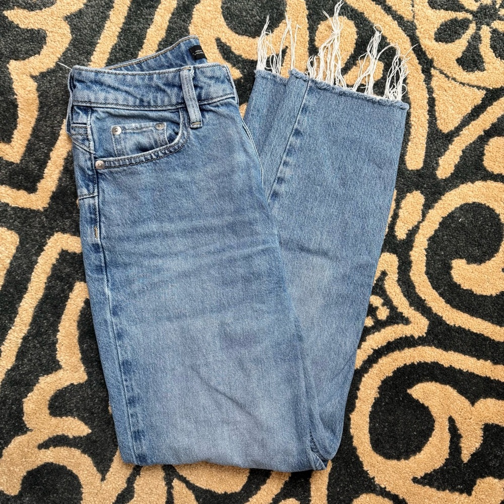 F&F Classic Blue Straight Leg Jeans